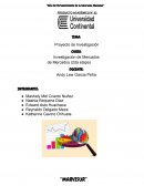 Proyecto de innovacion. Investigación de Mercados