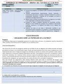 FICHA DE INDAGACIÓN “¿INDAGAMOS SOBRE LAS PROPIEDADES DE LA MATERIA?”