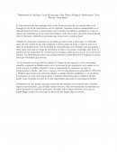 Articulo opinon matematicas Mathematics Is Biology