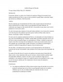 Análisis Riesgo de Mercado