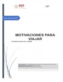 Motivaciones pata viajar