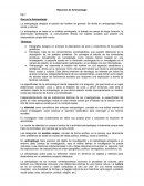 Resumen de Antropología
