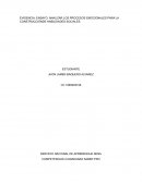 ANALIZAR LOS PROCESOS EMOCIONALES PARA LA CONSTRUCCIÓN DE HABILIDADES SOCIALES