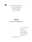 Teoría de los actos administrativos