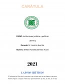 Análisis de lapsos críticos