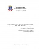 Abordaje metodológico a trabajos de investigación en el área de HPS psicología