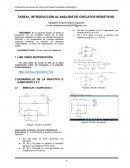 Tarea 1 Introducción al análisis de circuitos resistivos