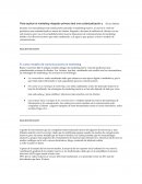 Explicación del marketing integrado y el proceso de comunicación