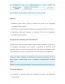 Educación Formal y No Formal - Familia, escuela y sociedad (UNIR)