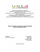 SEGURIDAD CIUDADANA COMO PARADIGMA PARA LA GESTION POLICIAL