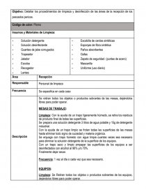 PROGRAMA DE HIGIENE Y SANEAMIENTO. Página 8