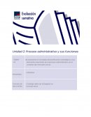 Unidad 2: Proceso administrativo y sus funciones. Falabella