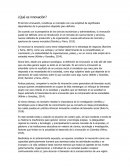 Foro Qué es innovación
