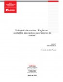 Registros contables asociados a operaciones de costos