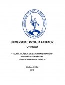 TEORIA CLASICA DE LA ADMINISTRACIÓN