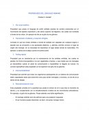 PROPIEDADES DEL LENGUAJE HUMANO