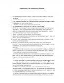 INSTALACIONES ELECTRICAS CUESTIONARIO