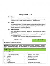 PROGRAMA DE HIGIENE Y SANEAMIENTO. Página 10