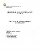 PROYECTO DE SEGURIDAD DE LA INFORMACIÓN