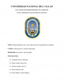 Responsabilidad social y ética empresarial del emprendimiento Vanaditse