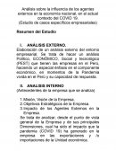Análisis sobre la influencia de los agentes externos en la economía nacional, en el actual contexto del COVID 19