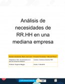 Necesidades de RRHH