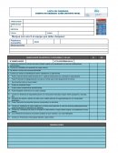 Lista de Chequeo Plataformas y jaulas segun estandar minimo de seguridad