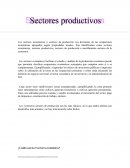 Sectores productivos
