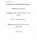 Intervención Clínica de la niñez y adolescencia