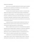 Importancia de la administración