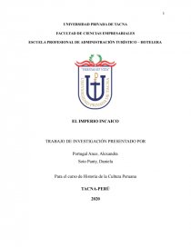 Imperio Incaico. Página 1