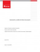 Generación y análisis de ideas de proyecto