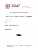 Introducción a la biblioteca virtual de la salud