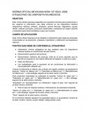 NORMA OFICIAL MEXICANA NOM-137-SSA1-2008, ETIQUETADO DE DISPOSITIVOS MÉDICOS