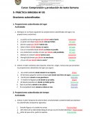 Lengauje.Oraciones subordinadas