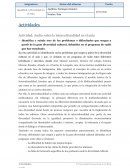 Actividad: Audio sobre la interculturalidad en el aula