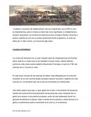 Causas externas e internas que dan origen a la independencia de México