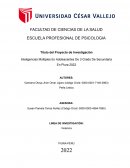 Inteligencias Múltiples En Adolescentes De 3 Grado De Secundaria En Piura 2022