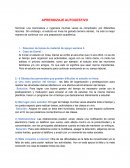 APRENDIZAJE AUTOGESTIVO