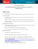 ESTRATEGIAS DE PRECIO PARA UN NUEVO PRODUCTO