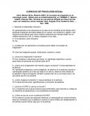 EJERCICIO DE PSICOLOGÍA SOCIAL