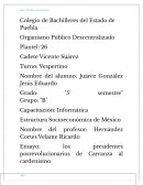 Los presidentes posrevolucionarios de Carranza al cardenismo