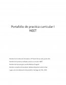 Portafolio de practica curricular I NEET