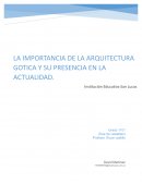 Ensayo sobre el transfondo de la arquitectura medieval en un contexto moderno