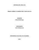 ENSAYO SOBRE LA GUERRA FRIA Y MAYO DEL 68