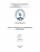 MONOGRAFIA PENSAMIENTO DE ANTENOR ORREGO