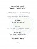 REALIDAD HISTORICA DEL TURISMO EN ECUADOR