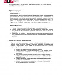 Implementación de sistema web para restaurante gourmet “PERU GOURMET RESTAURANTE”. Página 4