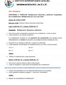 Planificacion clase 4to grado Matemática