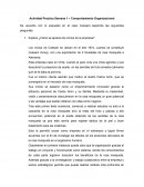 Actividad Practica Semana 1 – Comportamiento Organizacional